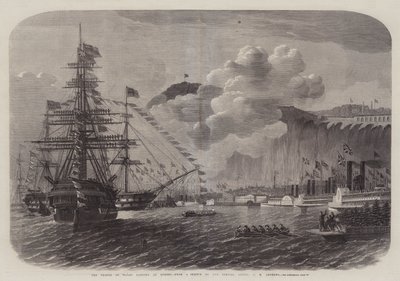 The Prince of Wales landing at Quebec by Edwin Weedon